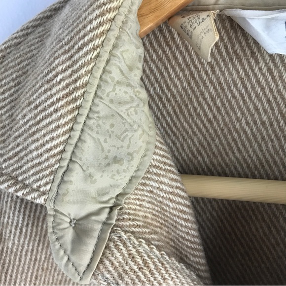 SOLD - Vintage Woolrich Heavy Wool Shirt Made in USA Button Down Sz L - Picture 10 of 16